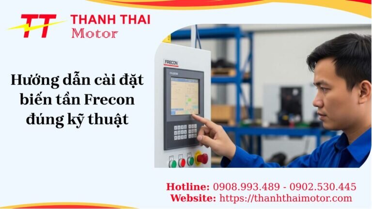 Hướng dẫn cài đặt biến tần Frecon đúng kỹ thuật
