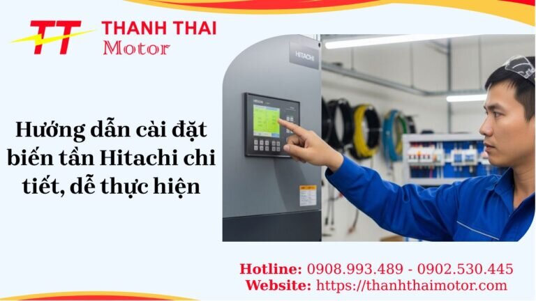 Hướng dẫn cài đặt biến tần hitachi chi tiết, dễ thực hiện