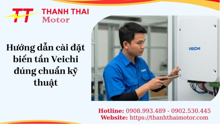 Hướng dẫn cài đặt biến tần Veichi đúng chuẩn kỹ thuật