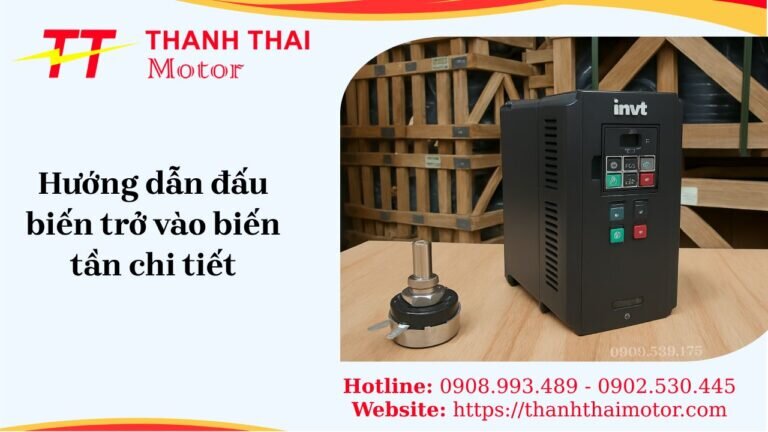 Hướng dẫn đấu biến trở vào biến tần chi tiết và an toàn