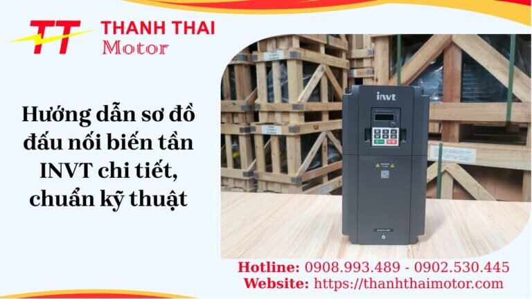 Hướng dẫn sơ đồ đấu nối biến tần invt chi tiết, chuẩn kỹ thuật