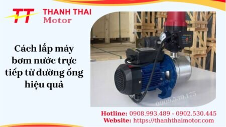 Cách lắp máy bơm nước trực tiếp từ đường ống giúp tăng áp lực nước mạnh mẽ
