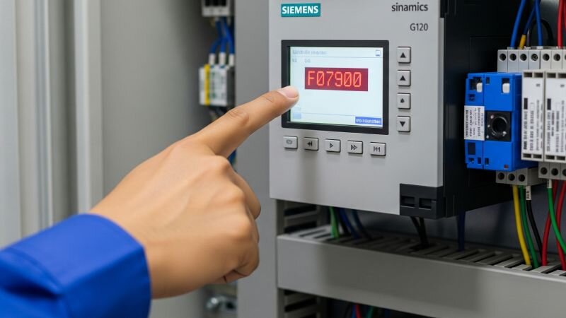 Mã lỗi biến tần siemens F07900 là một trong những lỗi phổ biến nhất.