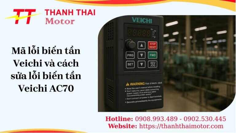 Mã lỗi biến tần Veichi và cách sửa lỗi biến tần Veichi AC70