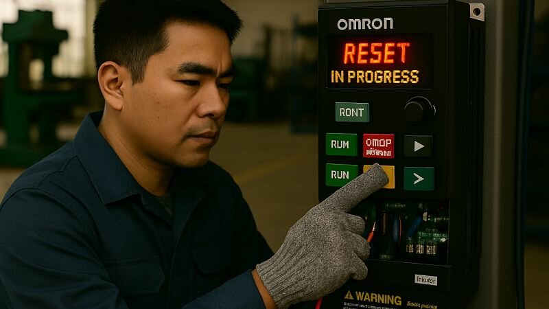 Khôi phục cài đặt gốc biến tần Omron