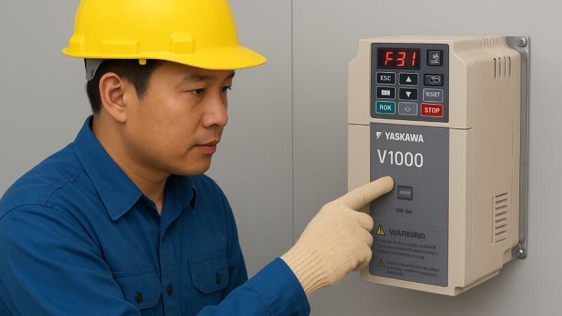 Reset biến tần Yaskawa v1000 về mặc định