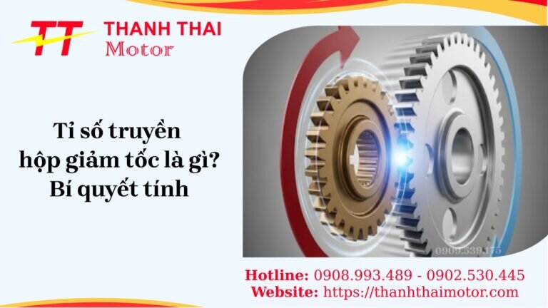 Tỉ số truyền hộp giảm tốc