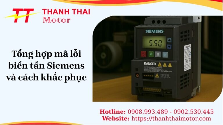 Tổng hợp mã lỗi biến tần Siemens và cách khắc phục