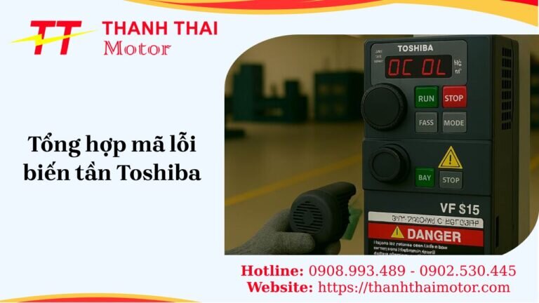 Tổng hợp mã lỗi biến tần Toshiba về nguyên nhân và cách khắc phục