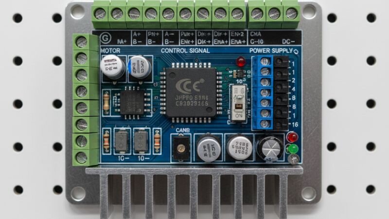Driver điều khiển động cơ bước - thiết bị trung gian giữa PLC và động cơ