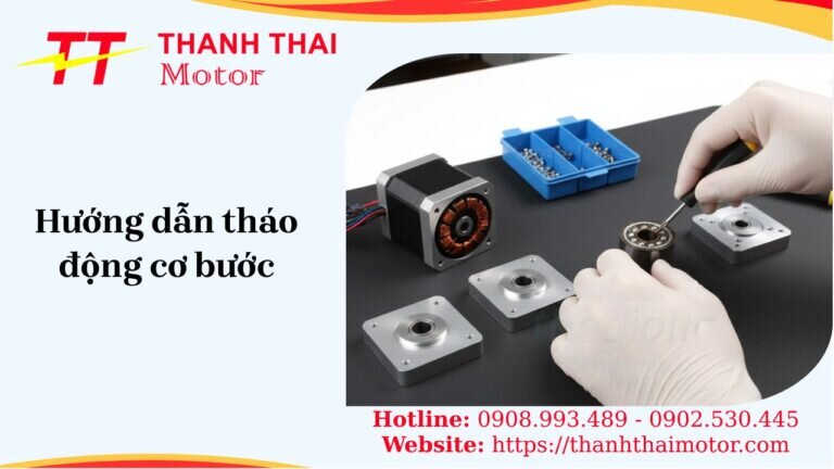 Hướng dẫn tháo động cơ bước
