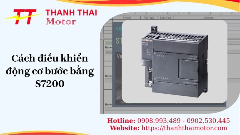 Tìm hiểu cách điều khiển động cơ bước bằng S7200 chi tiết