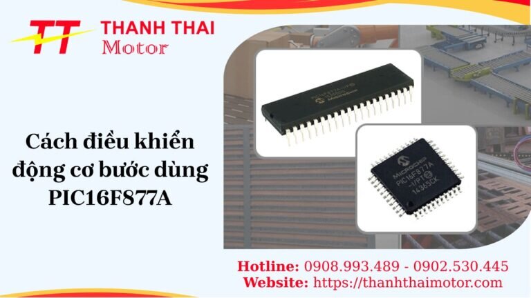 Hướng dẫn điều khiển động cơ bước dùng PIC16F877A chi tiết nhất