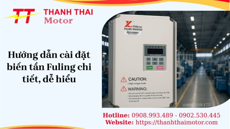 Cài đặt biến tần Fuling chuẩn kỹ thuật