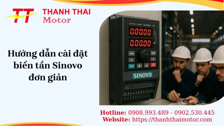 Hướng dẫn cài đặt biến tần Sinovo đúng kỹ thuật cho người mới