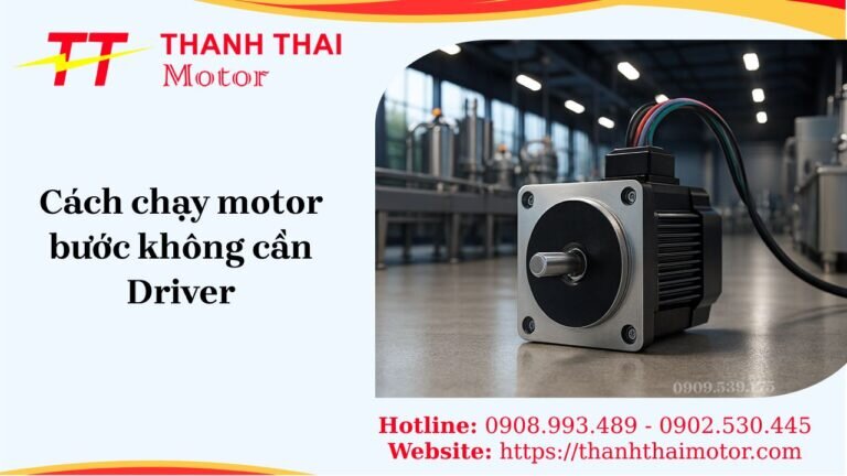 Cách chạy motor bước không cần driver đơn giản
