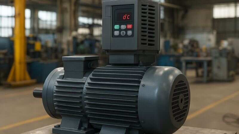 Động cơ biến tần DC bao gồm động cơ DC và bộ biến tần DC