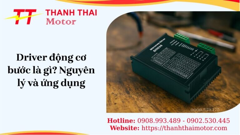 Driver động cơ bước là gì? Nguyên lý, cấu tạo và ứng dụng thực tế