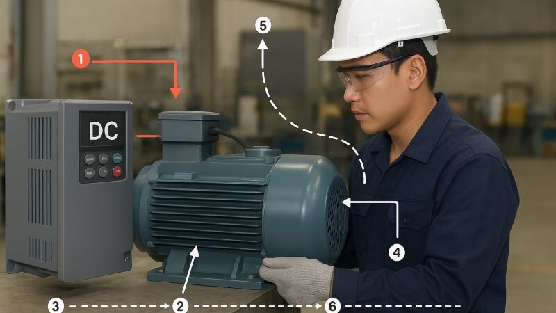 Kiểm tra và vận hành hệ thống biến tần động cơ DC