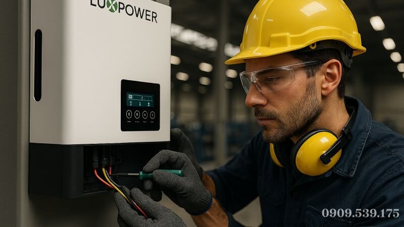 Sơ đồ đấu nối biến tần Luxpower chi tiết chuẩn kỹ thuật