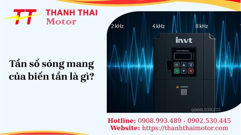 Tần số sóng mang của biến tần và ảnh hưởng đến motor điện