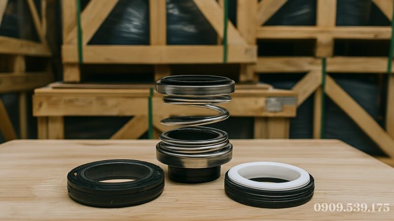 Tháo phớt cơ khí trong máy bơm chìm cẩn thận