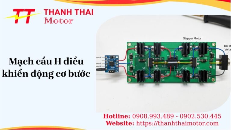 Mạch cầu H điều khiển động cơ bước