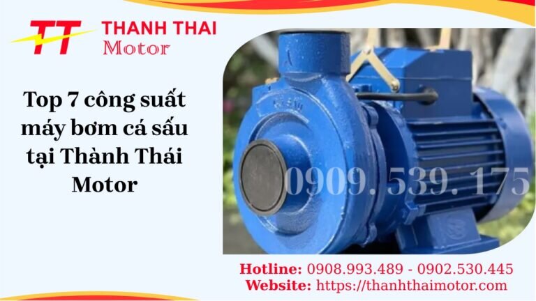 Công suất máy bơm cá sấu