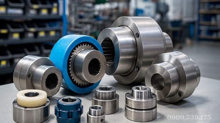 các loại khớp nối răng phổ biến trong công nghiệp
