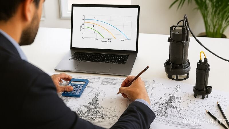 Tính toán lưu lượng và công suất cần thiết