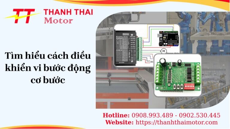 Cách điều khiển vi bước động cơ bước chuẩn xác, ổn định vượt trội