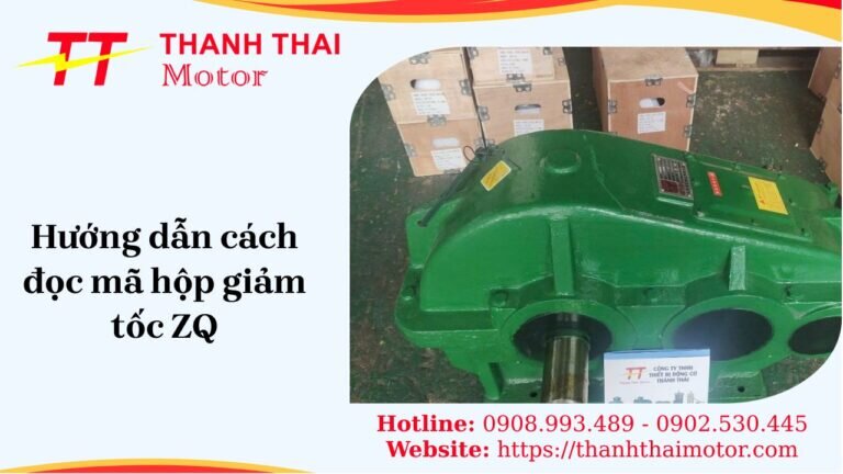 cách đọc mã hộp giảm tốc ZQ