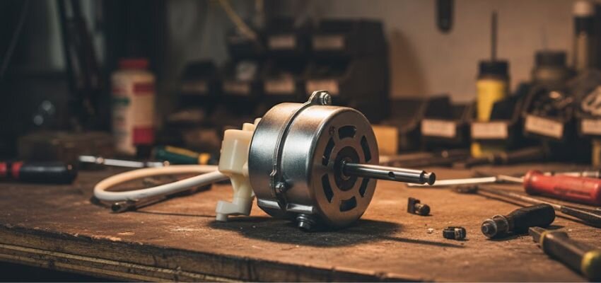 Cấu tạo động cơ không chổi than 12V gồm stator, rotor và bộ điều khiển ESC