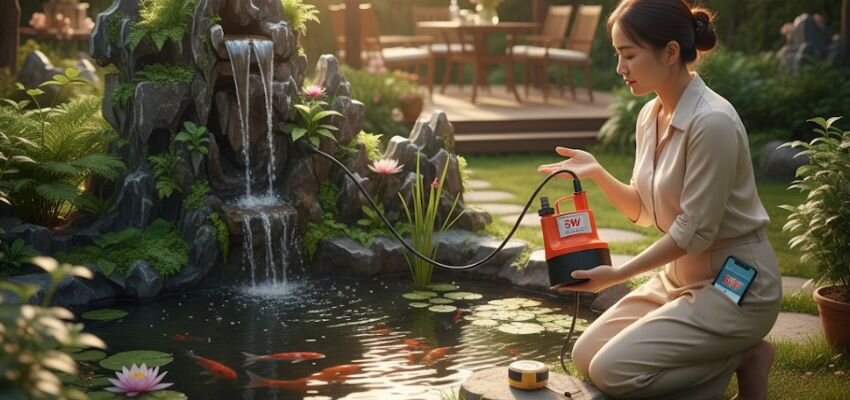 Chọn máy bơm chìm tiểu cảnh phù hợp giúp tiết kiệm và bền bỉ