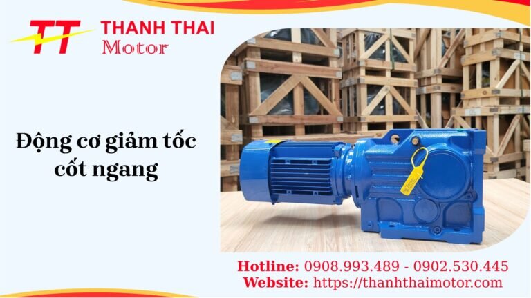 Động cơ giảm tốc cốt ngang