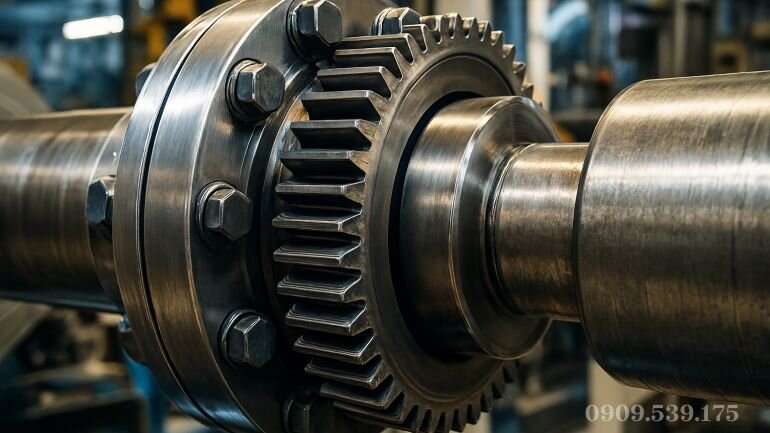 khớp nối răng truyền mô men xoắn giữa hai trục động cơ