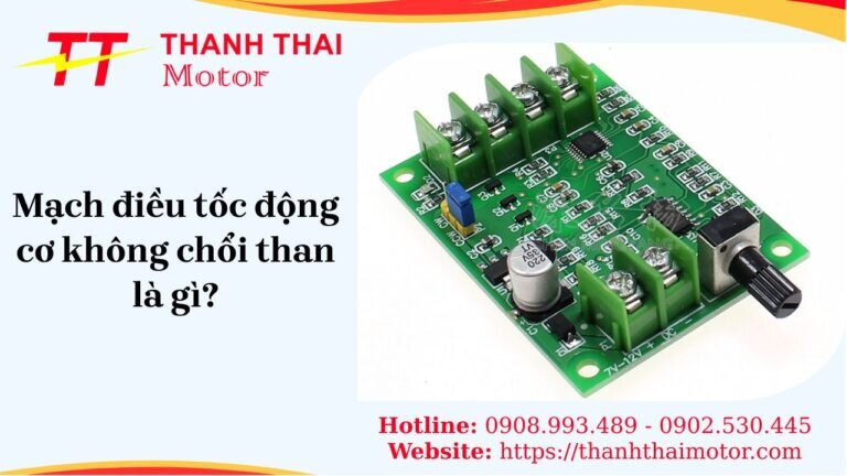 Vận hành tốt động cơ với mạch điều tốc động cơ không chổi than