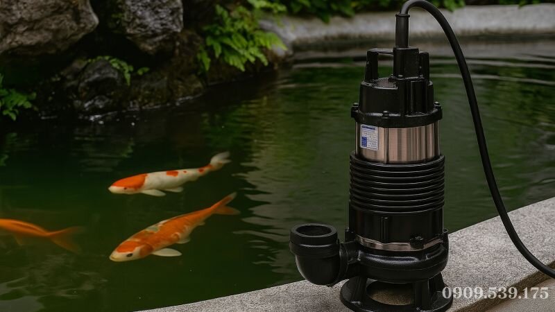 Máy bơm chìm công suất nhỏ dùng cho hồ cá và hòn non bộ