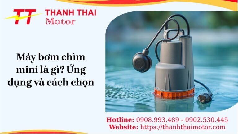Máy bơm chìm mini tưới cây và bơm nước hồ cá