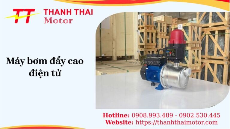 Máy bơm đẩy cao điện tử.