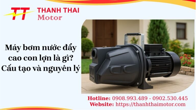 Máy bơm nước đẩy cao con lợn dùng trong gia đình và nông nghiệp