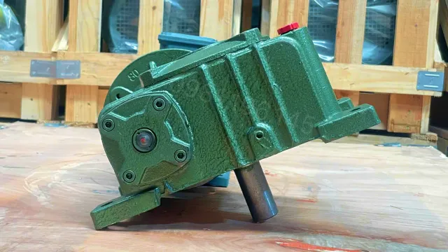 Phần trục vít bánh vít của Motor giảm tốc WPDX 120 4kW 5.5Hp