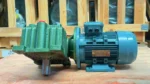 Góc bên phải của Motor giảm tốc WPDX 50 0.18kW 0.25Hp