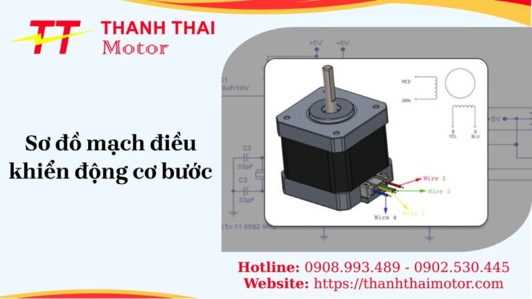Sơ đồ mạch điều khiển động cơ bước và cách đấu nối chi tiết