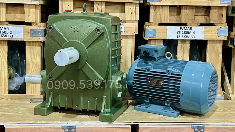 Tổng quan thiết kế motor giảm tốc WPA 155 5.5kW 7.5Hp