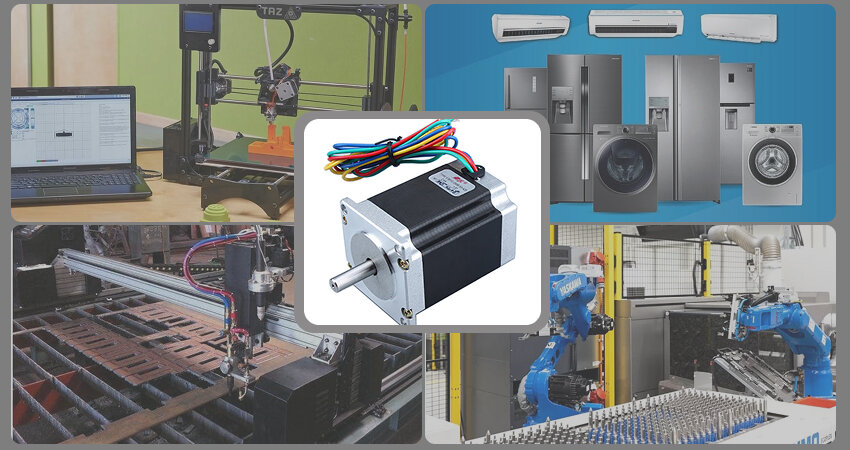 Một số ứng dụng của động cơ bước đơn cực trong nền công nghiệp hiện đại, y tế và dân dụng