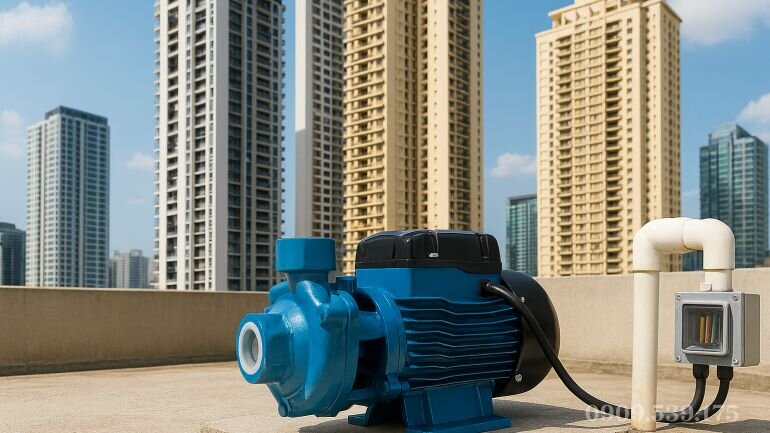 Hệ thống máy bơm nước đẩy cao 200m cấp nước cho tòa nhà cao tầng