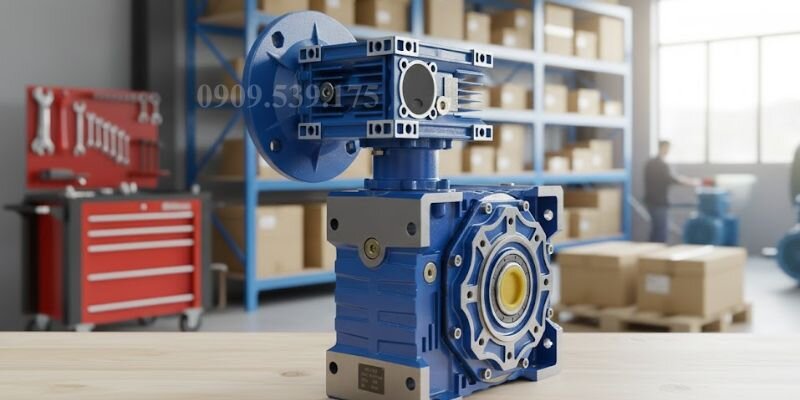 Chuẩn bị đúng dụng cụ và dầu phù hợp giúp thay dầu NMRV nhanh, chuẩn và an toàn