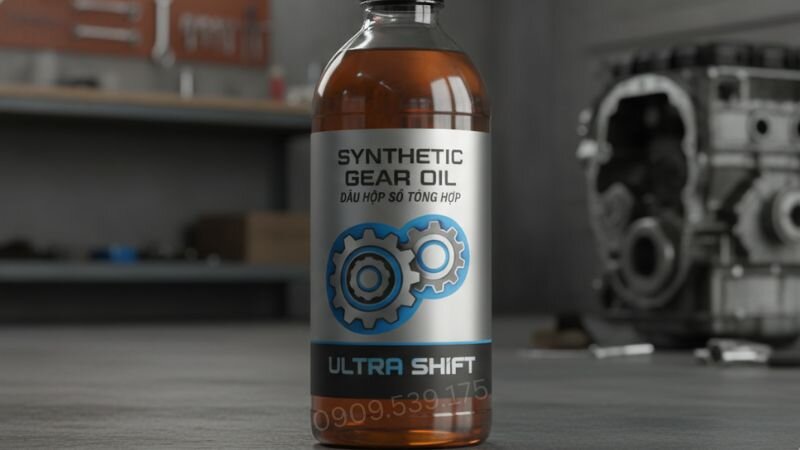 Dầu hộp số tổng hợp (Synthetic Gear Oil) giúp giảm ma sát và hạn chế mài mòn của bộ hộp số NMRV. 