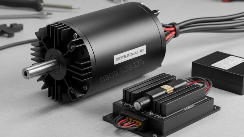 Động cơ không chổi than 1000W.